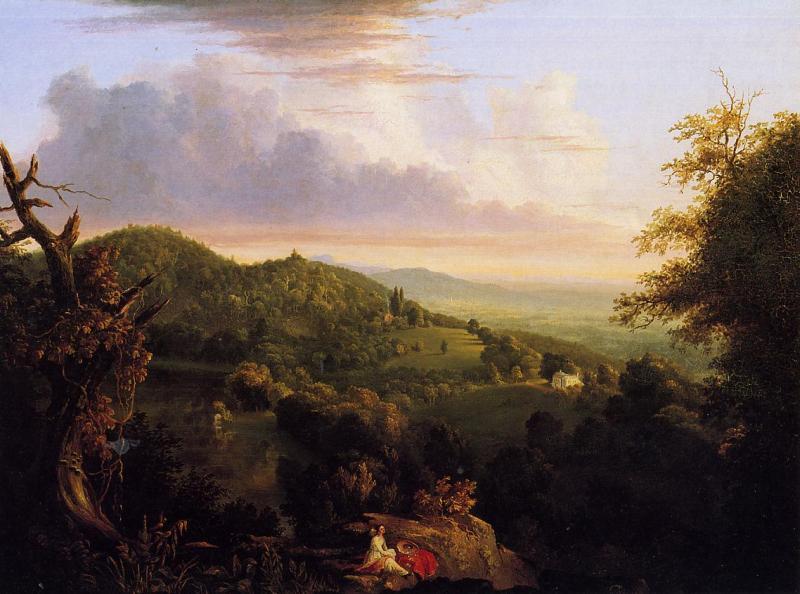 Thomas Cole View of Monte Video, Seat of Daniel Sweden oil painting art